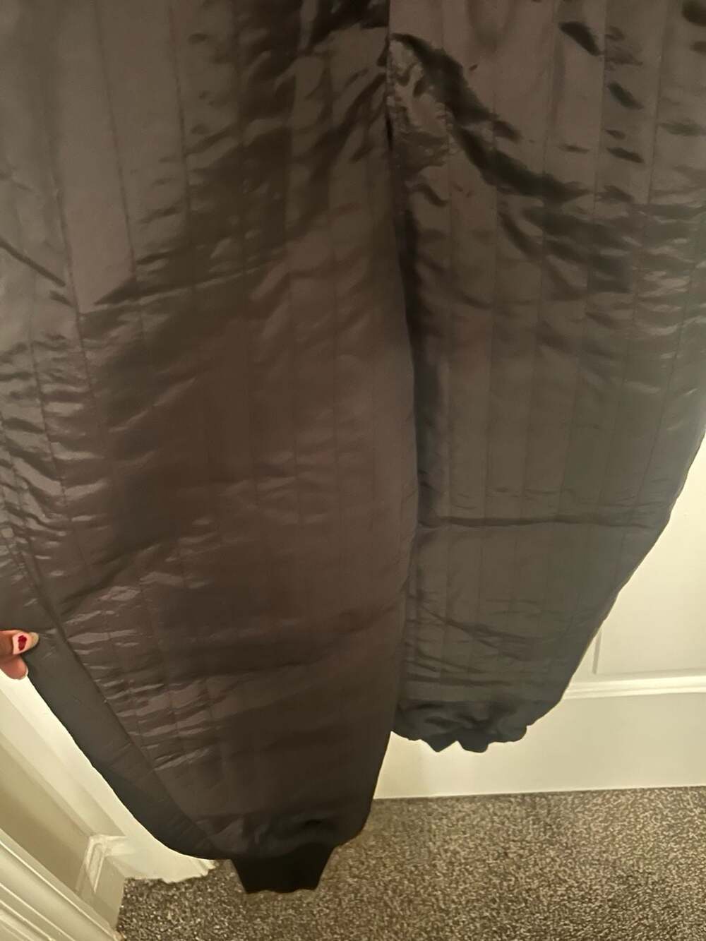 Urban Outfitters Quilted Nylon Zip-Front Overall Jumpsuit - Picture 2 of 6